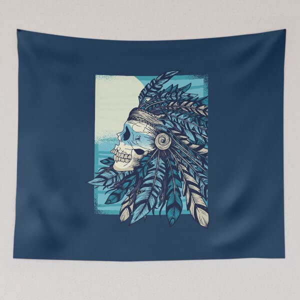 Item preview, Native skull designed and sold by Vanditdesigns.