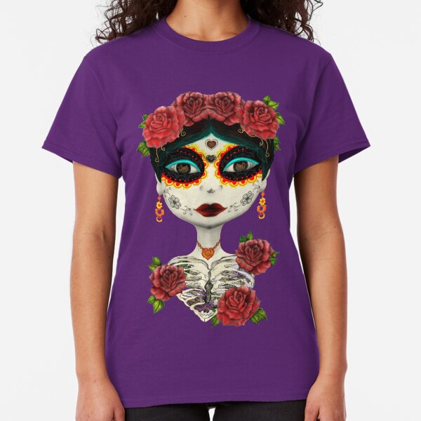 La Catrina-Calavera dulce. Camiseta clásica
