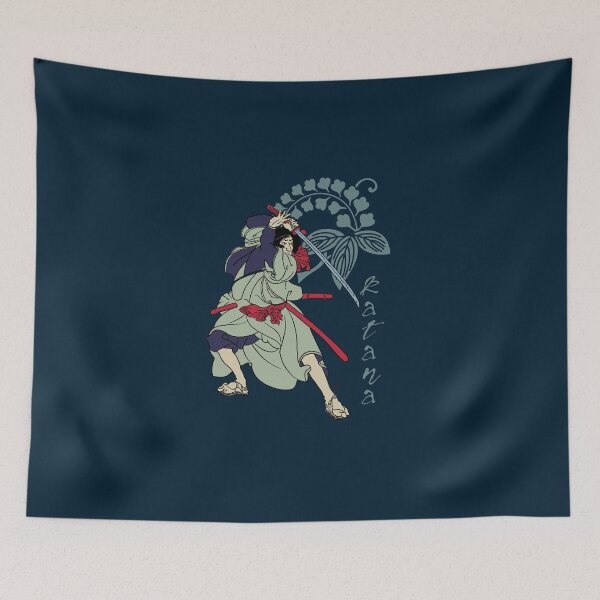 Item preview, Samourai with katana designed and sold by les-dudes.