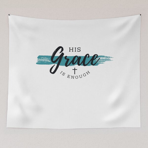 Item preview, Christian - His grace is enough - Christian designed and sold by GoodNewsDesign.