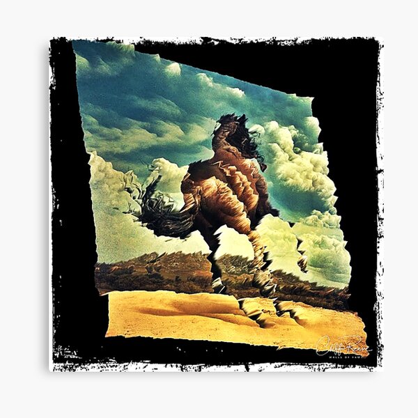 Galloping Horse Impressionist WallsOfFameAust Canvas Print