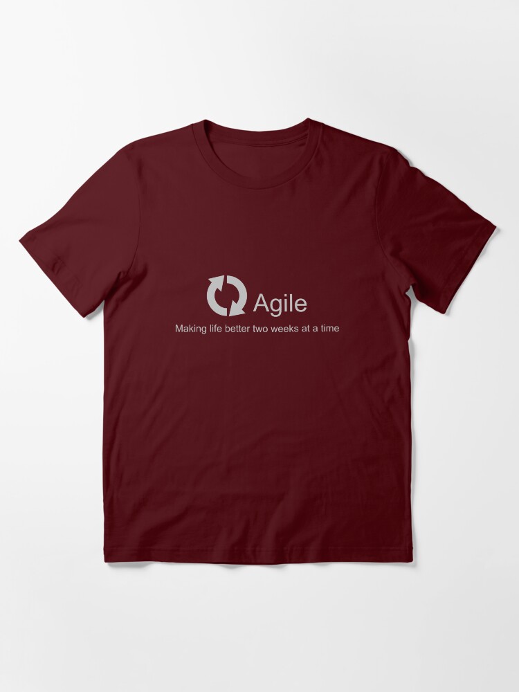 Thumbnail 3 of 7, Essential T-Shirt, Agile Making Life Better designed and sold by AdTheBad.