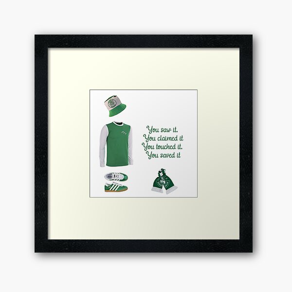 Hibernian fc, Sunshine on Leith Framed Art Print