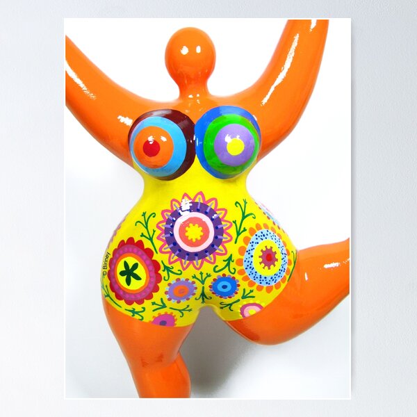 Artikel-Vorschau von Orange Nana Biriney - tribute to Niki de Saint Phalle, designt und verkauft von Biriney.