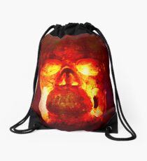 Hot Headed Skull Drawstring Bag