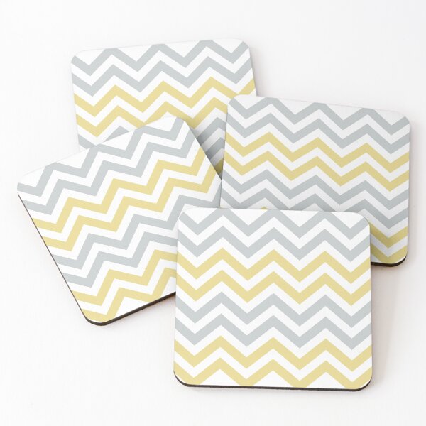 Item preview, Trendy Yellow And Gray Chevron   designed and sold by semas.