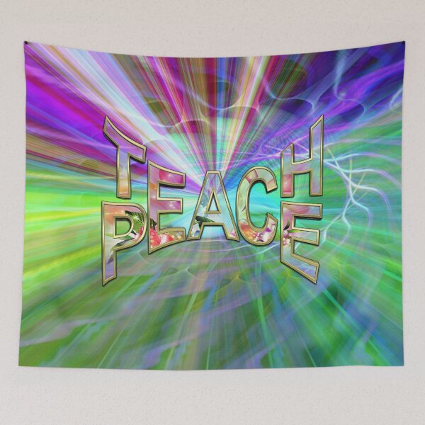 Item preview, Teach Peace and Light designed and sold by NadineMay.