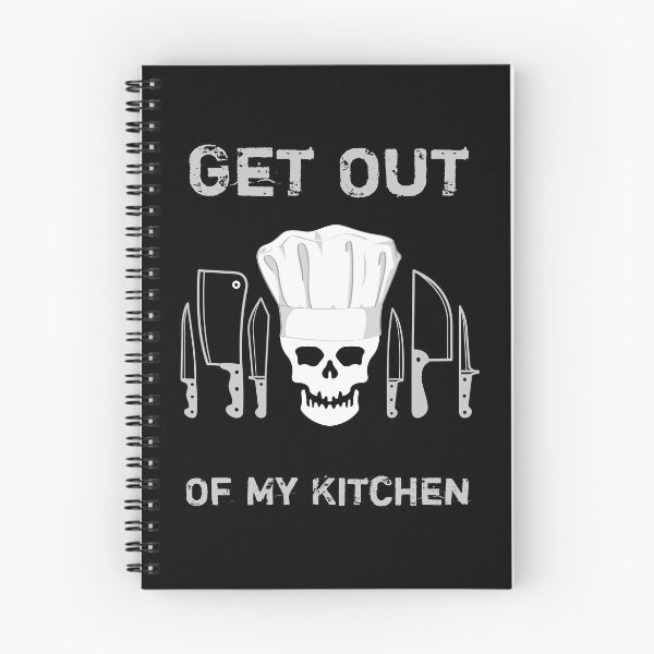 Item preview, Get Out of My Kitchen Funny Sarcastic Chef Cook print designed and sold by doodabobs.
