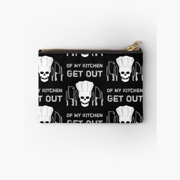 Item preview, Get Out of My Kitchen Funny Sarcastic Chef Cook print designed and sold by doodabobs.