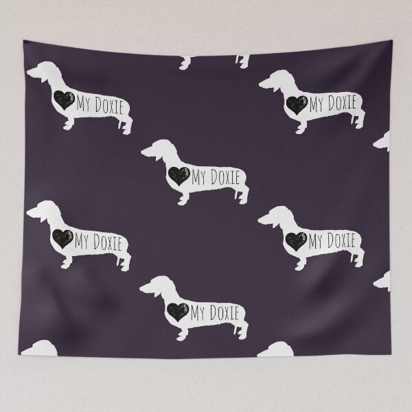 Item preview, Corazón mis amantes de Doxie Dachshund perro Simple lindo gráfico designed and sold by doodabobs.
