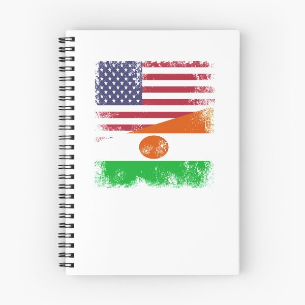 Item preview, Half Nigerien Flag Design | Vintage Niger USA Gift designed and sold by melsens.