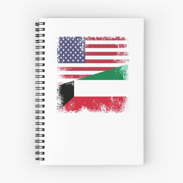 Item preview, Half Kuwaiti Flag Design | VintageKuwait USA Gift designed and sold by melsens.
