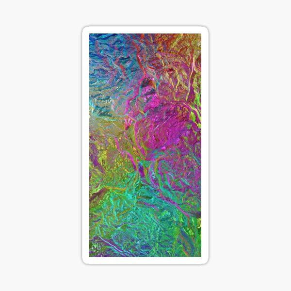 Holographic gradient Sticker