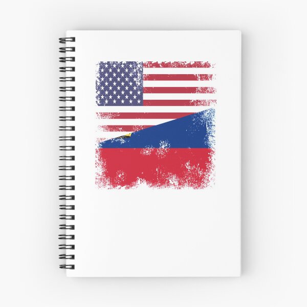 Item preview, Half Liechtensteiner Flag Design | Vintage USA Gift designed and sold by melsens.