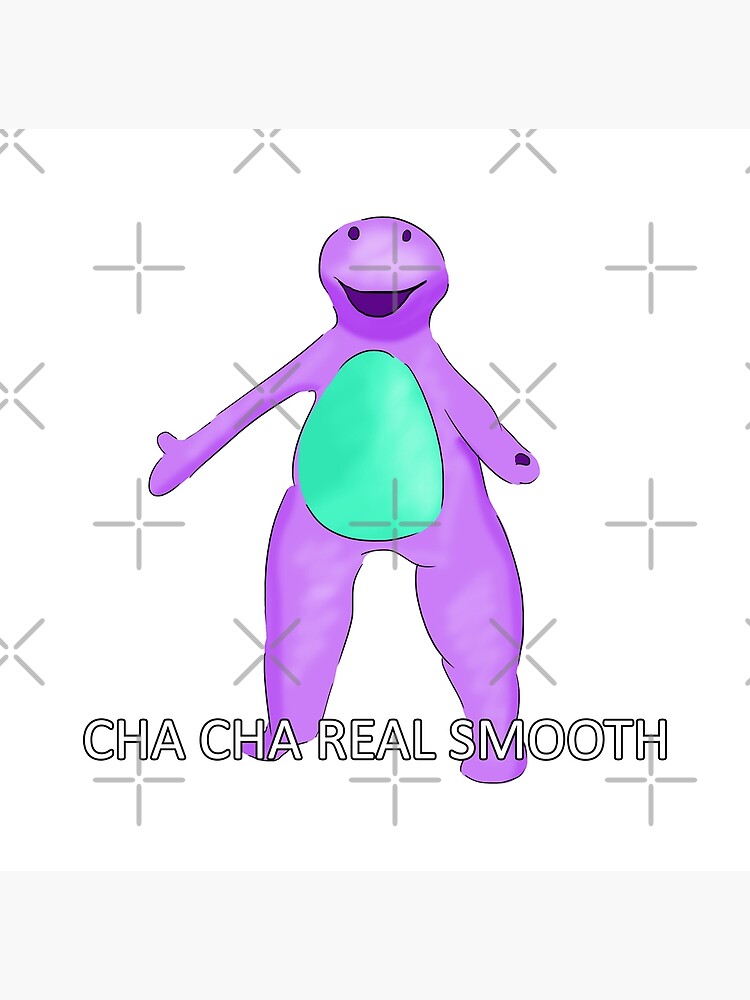 "Barney Cha Cha Real Smooth Meme" Photographic Print by