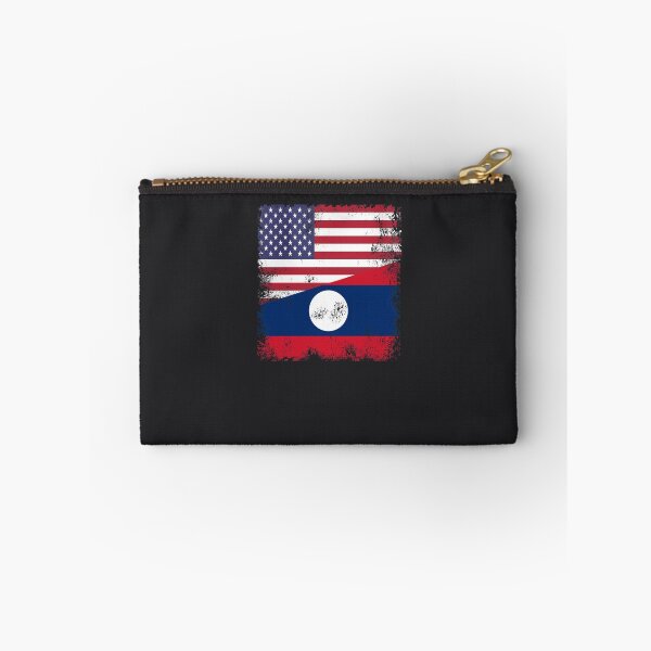 Item preview, Half Laotian Flag Design | Vintage Laos USA Gift designed and sold by melsens.
