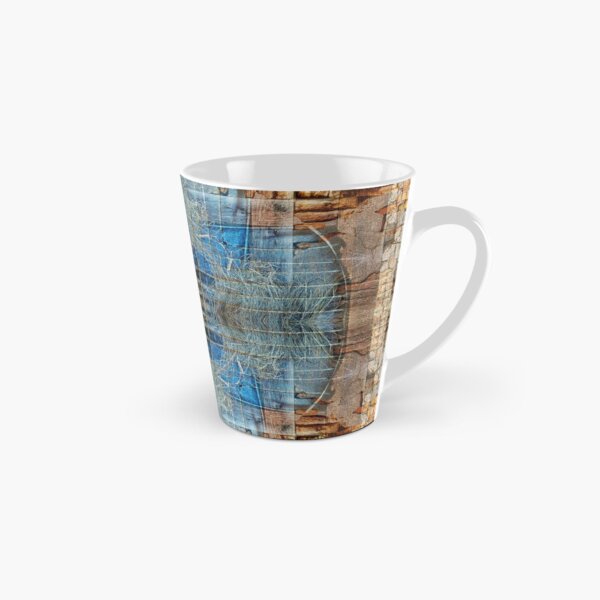 RED BRICKS AND BLUE TARP IN KATHMANDU NEPAL Tall Mug