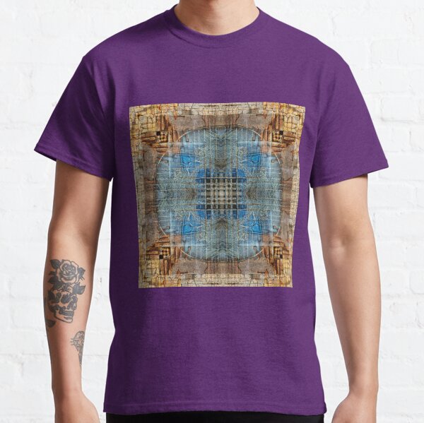 RED BRICKS AND BLUE TARP IN KATHMANDU NEPAL Classic T-Shirt