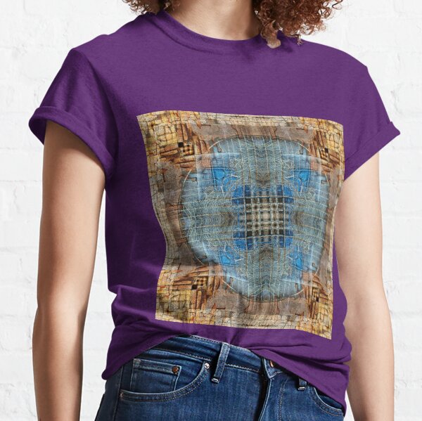 RED BRICKS AND BLUE TARP IN KATHMANDU NEPAL Classic T-Shirt