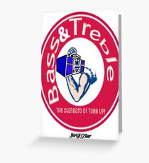 Bass & Treble Greeting Card