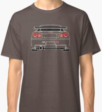 Nissan GTR R34 Weiß Classic T-Shirt