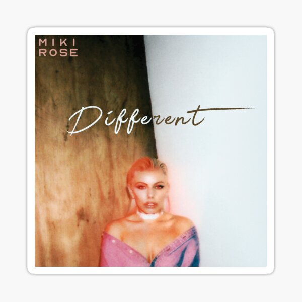 Miki Rose - Different Album Artwork Sticker