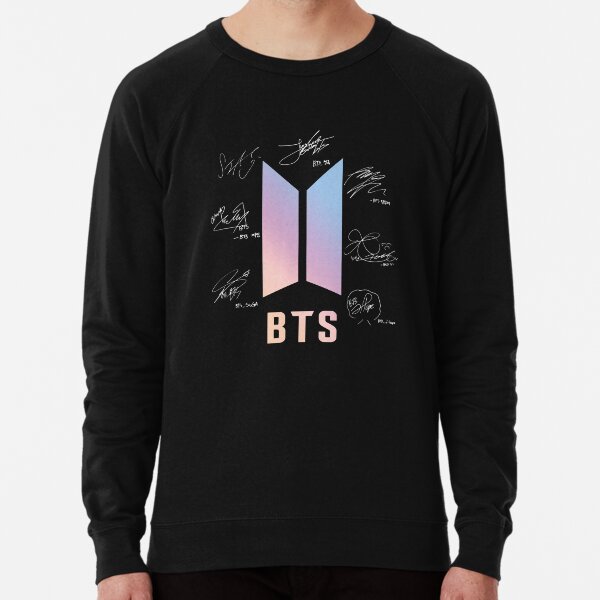 bts hoodie black
