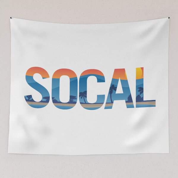 Item preview, SOCAL Southern California Pride Illustration designed and sold by hobrath.