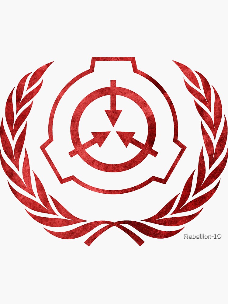 SCP Foundattion Red Crest Logo Symbol | Sticker