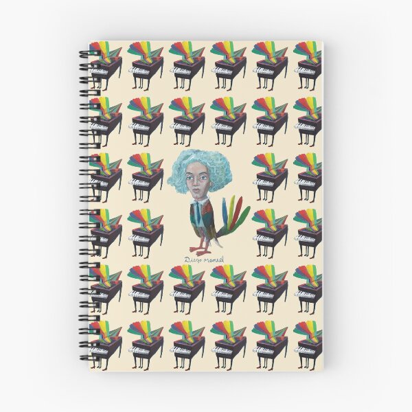 Item preview,  Beethoven bird and pianos 3 designed and sold by Diego Manuel Rodriguez.