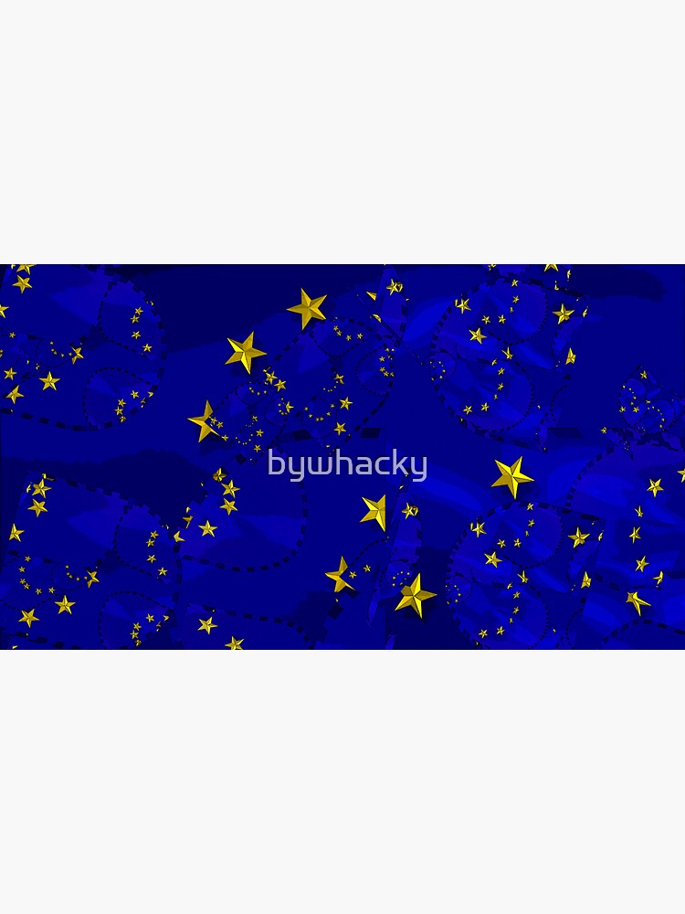 Thumbnail 3 of 3, Sticker, Eu Flag pattern designed and sold by bywhacky.