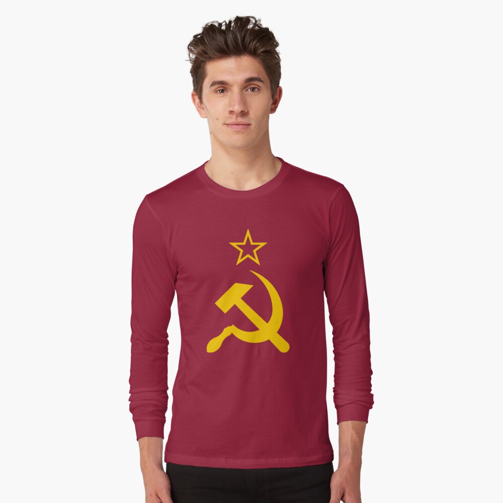  Russian Lives Matter Soviet Russia Flag Clothes Men Long Sleeve  T-Shirt : Clothing, Shoes & Jewelry