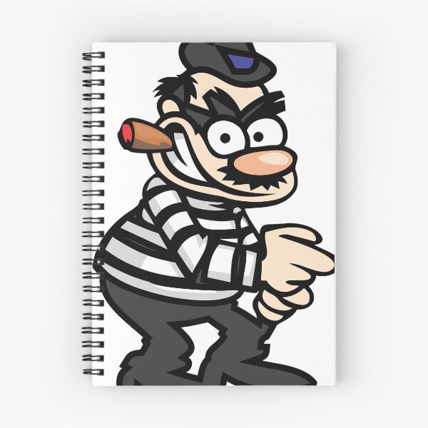 Item preview, Funny cartoon crook designed and sold by queensoft.
