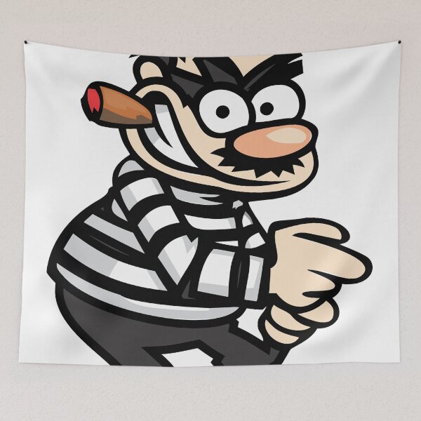 Item preview, Funny cartoon crook designed and sold by queensoft.