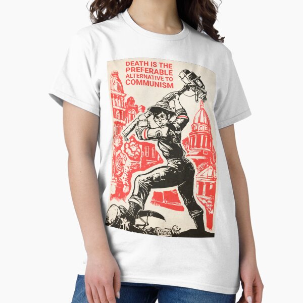 Item preview, Death is preferable to COMMUNSIM designed and sold by Drunkfu.