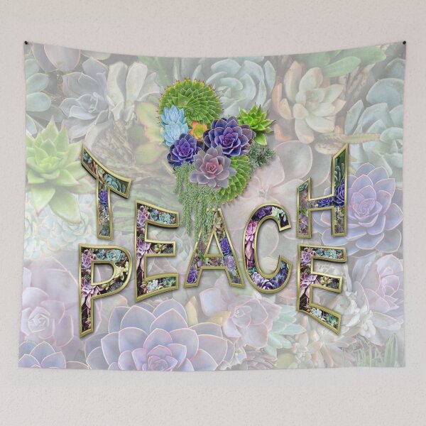 Item preview, South Africa Succulents & Teach Peace designed and sold by NadineMay.