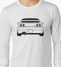Nissan GTR R33 Schwarz Langarmshirt