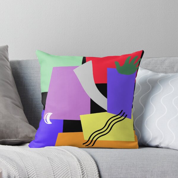 DON'T TOUCH Throw Pillow