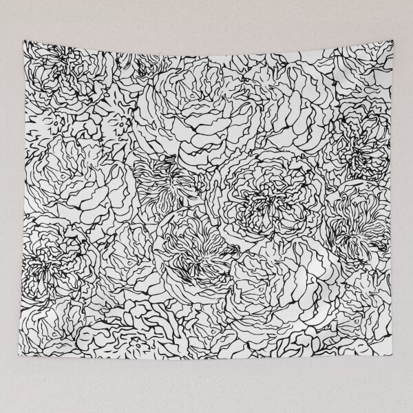 Item preview, SPRING IN BLACK AND WHITE designed and sold by AbsentisDesigns.