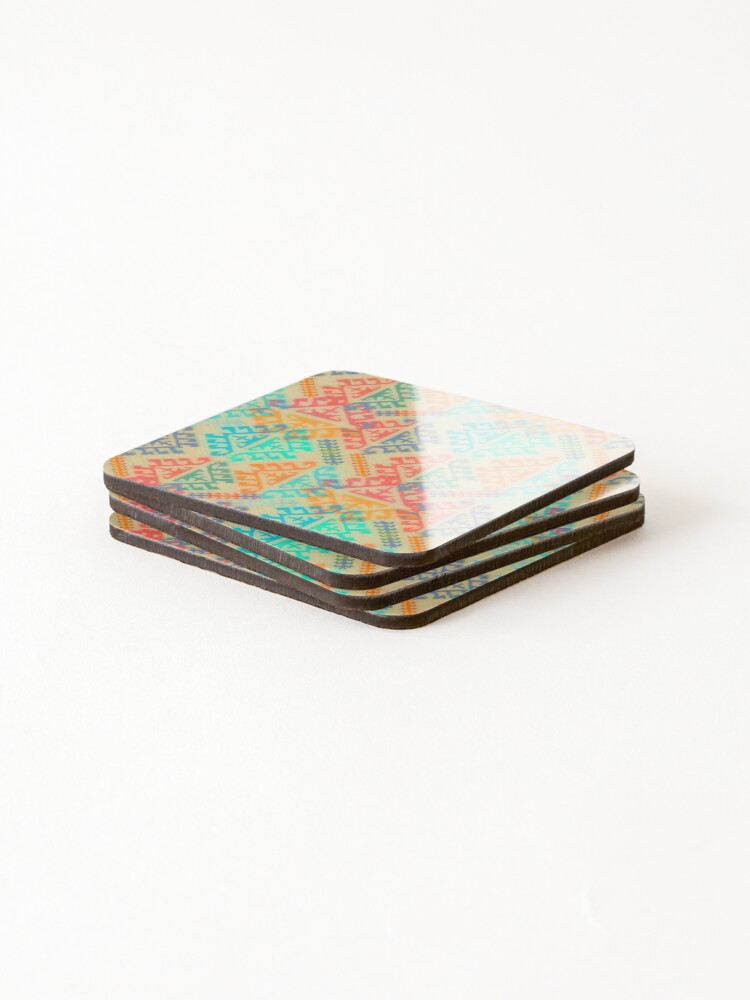 Thumbnail 4 of 5, Coasters (Set of 4), Kilim designed and sold by RoxanneG.