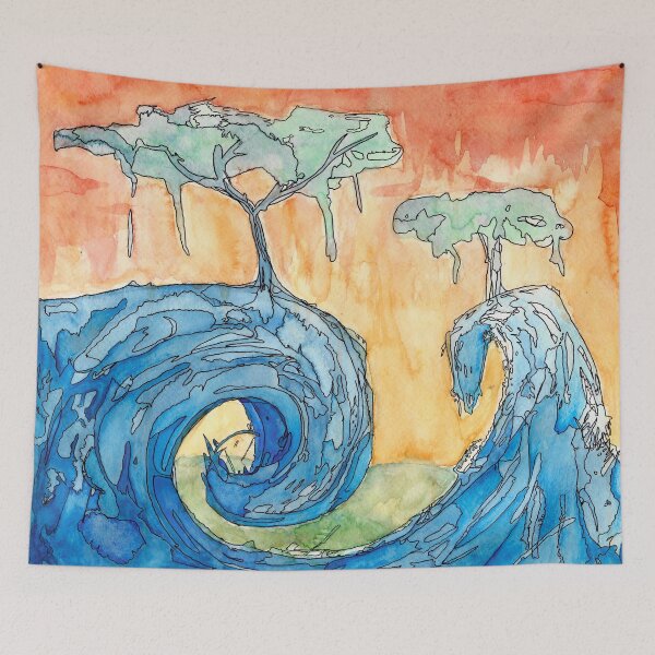 Item preview, Wayward Waves designed and sold by Virginia Skinner.