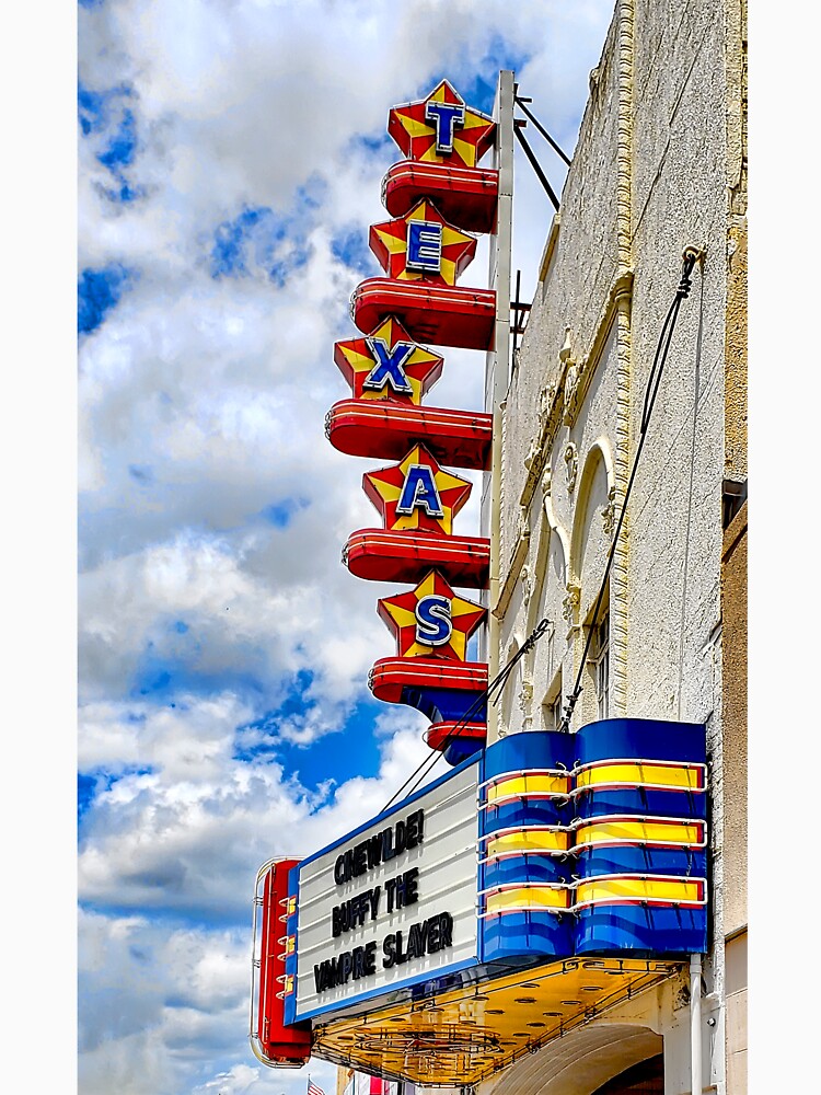 Thumbnail 7 of 7, Classic T-Shirt, Texas Theater Marquee - Dallas Texas designed and sold by Warren Paul Harris.