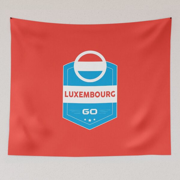Item preview, LUXEMBOURG FLAG SHIELD  designed and sold by MarkMotta.