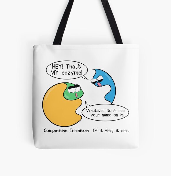 Competitive Inhibitors All Over Print Tote Bag