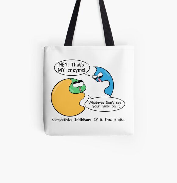 Competitive Inhibitors All Over Print Tote Bag