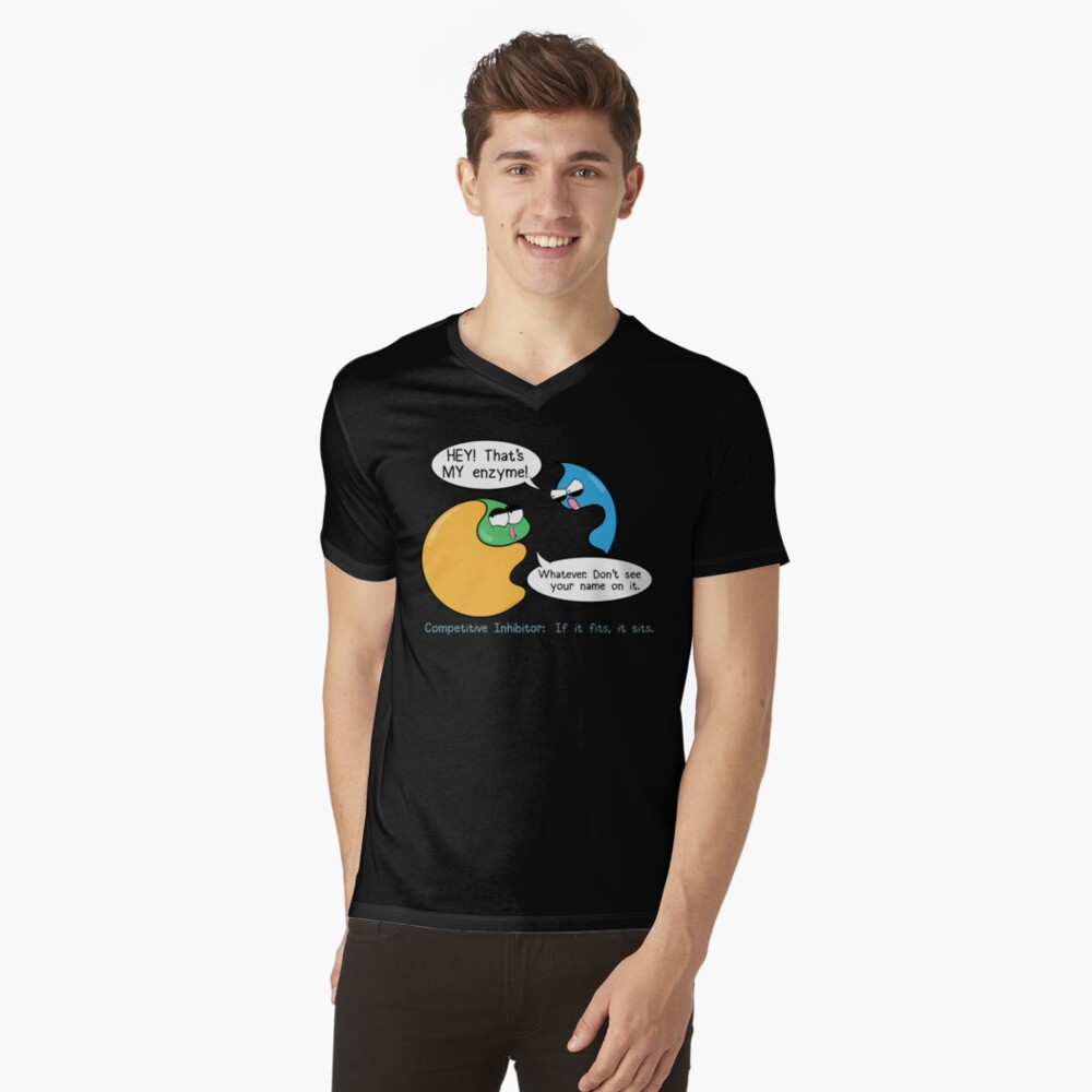 Item preview, V-Neck T-Shirt designed and sold by amoebasisters.