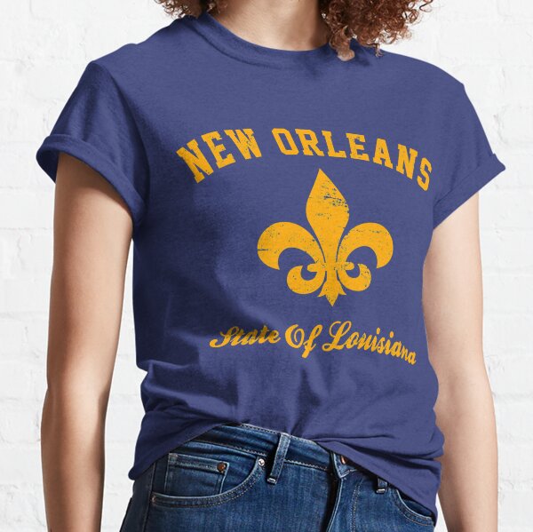 Oversized Front and Back Print Louisiana New Orleans Longline T-shirt