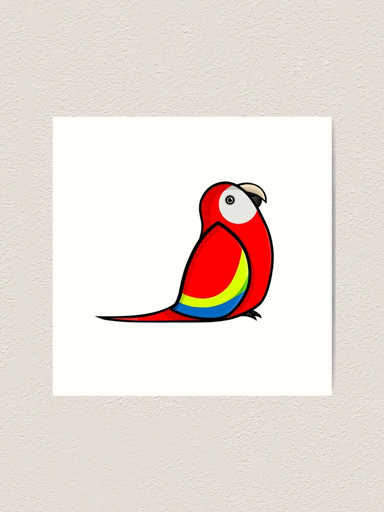 Lámina artística «guacamaya roja» de psittacidart | Redbubble Lámina artística «guacamaya roja» de psittacidart | Redbubble