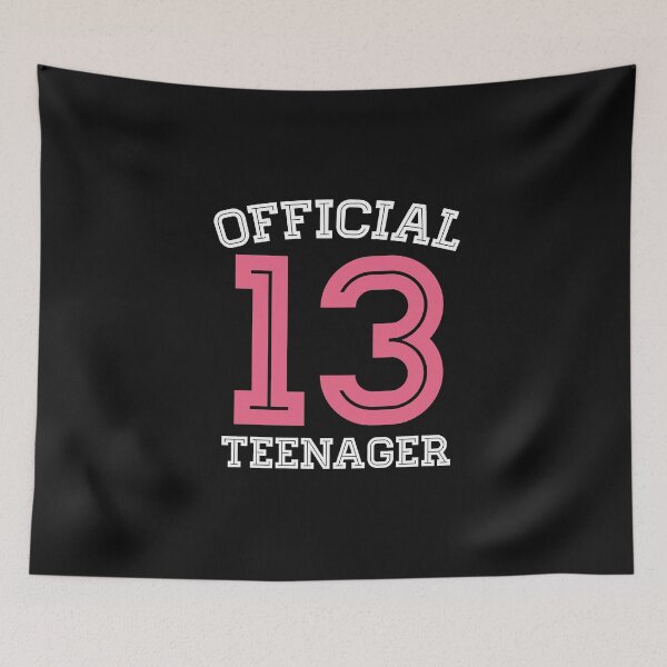 Item preview, Official Teenager in Pink 13th Birthday party for girls  designed and sold by alenaz.