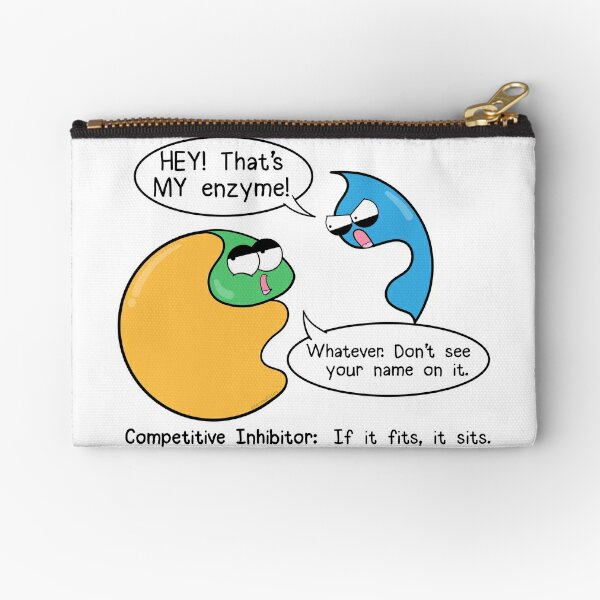 Competitive Inhibitors Zipper Pouch